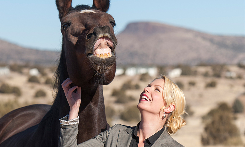 Nina Ekholm Fry with Horse