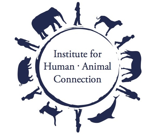 IHAC LOGO animals surrounding institute for human-animal connection words