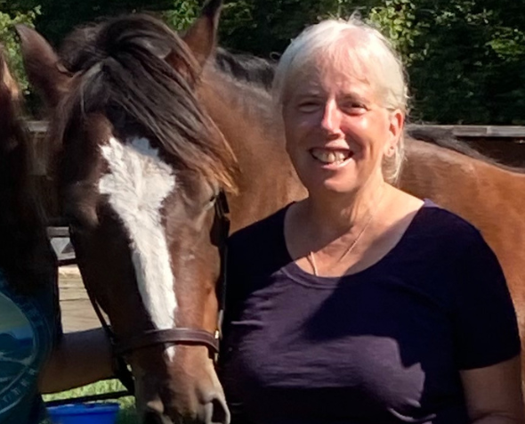 Vicki Kirsch with Brodie the horse
