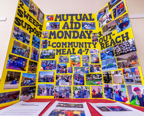 Poster Board for Mutual Aid Monday Project