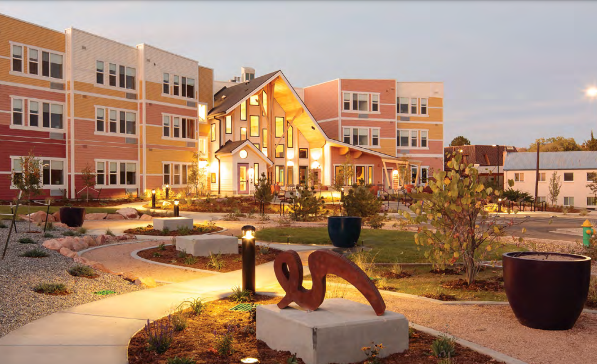 exterior image of Laurel House in Grand Junction, a trauma-informed design project