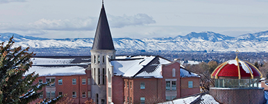 winter campus photo