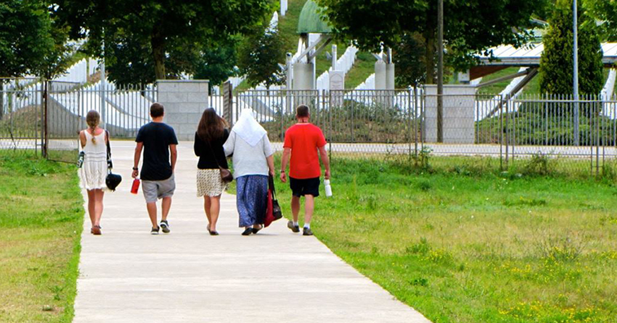 People walking together
