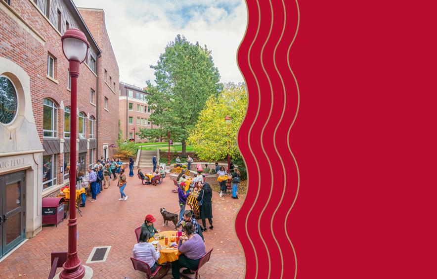 Craig Hall Patio Fall party 2024
