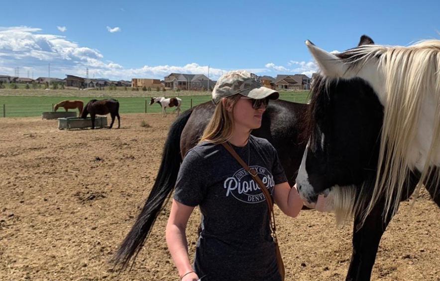 Student with Horse