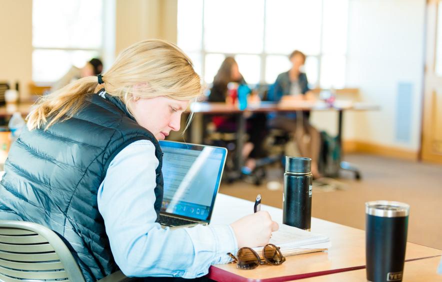 woman in class