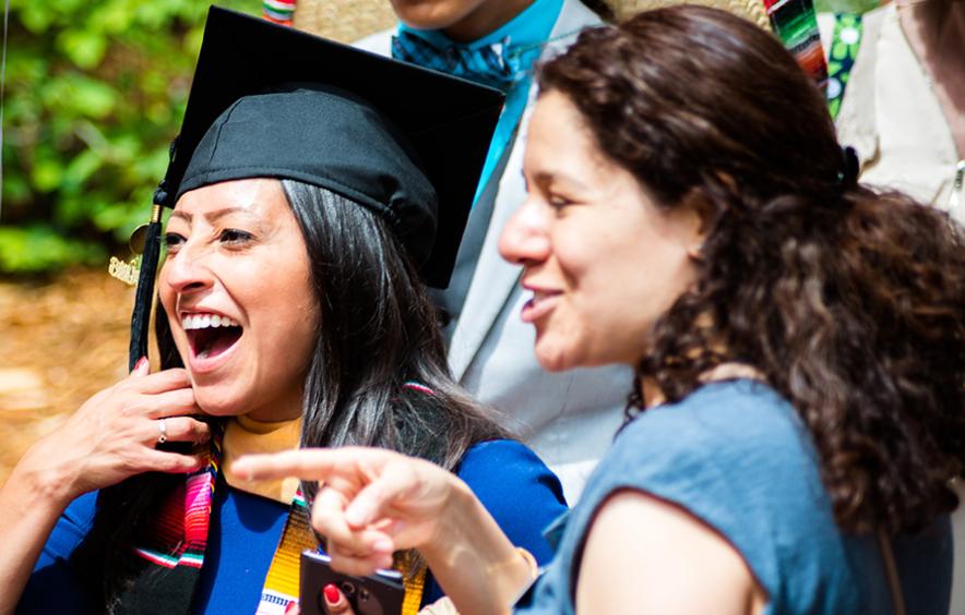 woman graduating from GSSW