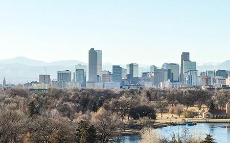 Denver city skyline