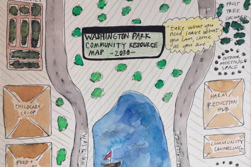 Washington Park sketch