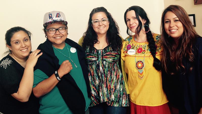 Indigenous Youth RiseUp! leaders