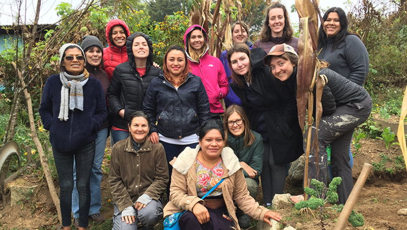 students in Chiapas, Mexico 