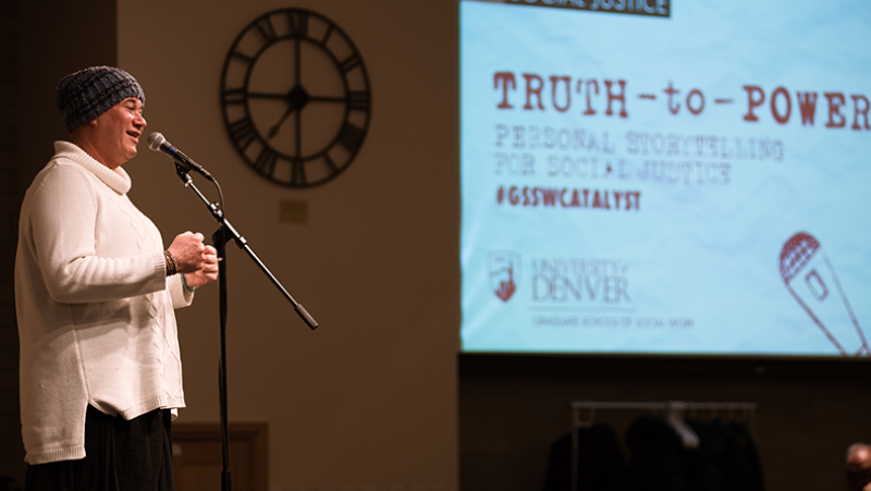 transgender individual at the Truth to Power event​