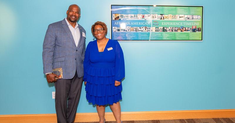 Richard Lewis and Dean Henrika McCoy