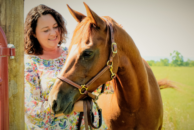 Heather Pugh with horse