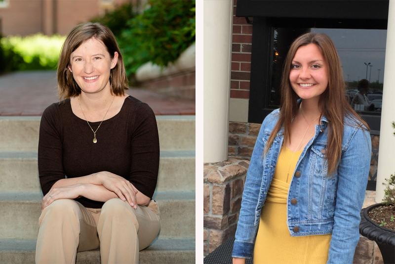 Two women smiling for a professional headshot