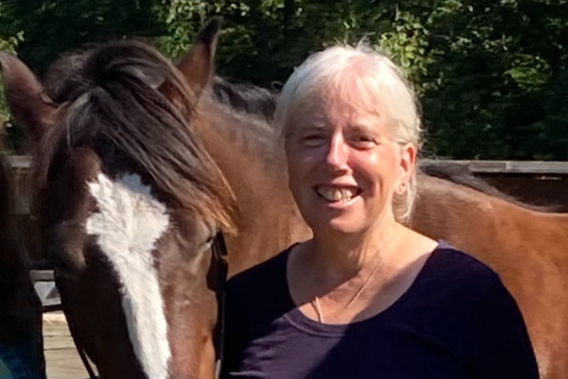 Vicki Kirsch with Brodie the horse