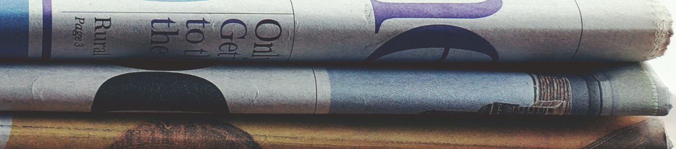 stack of newspapers