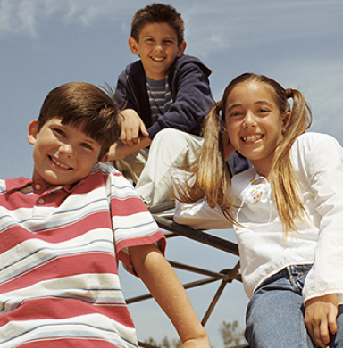 group of children on the playground
