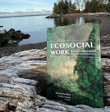 Rachel Forbes' book Ecosocial Work is pictured.