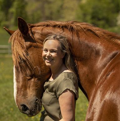 Woman with horse