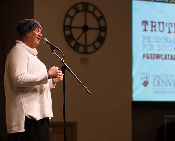 transgender individual at the Truth to Power event​