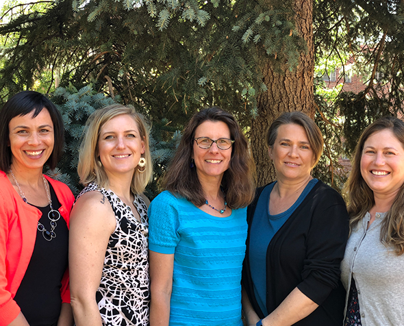 Kimberly Bender, Shannon Sliva, Stacey Freedenthal, Jennifer Greenfield and Yolanda Anyon