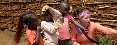 student in Kenya