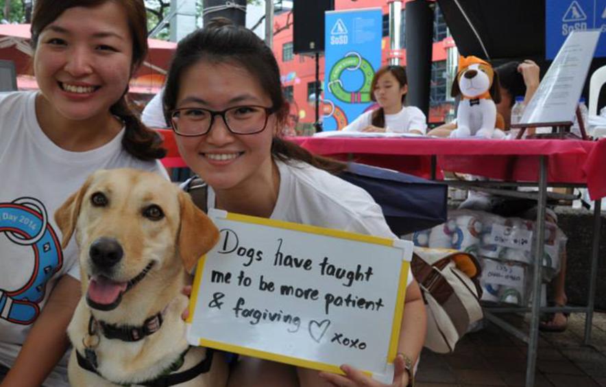 Women with Dog